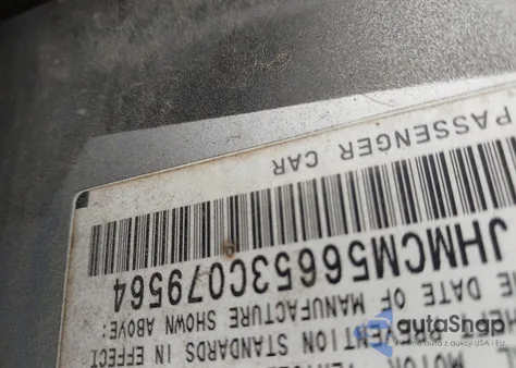 2003 Honda Accord 2.4 Ex from USA, damaged, VIN JHMCM56653C079564